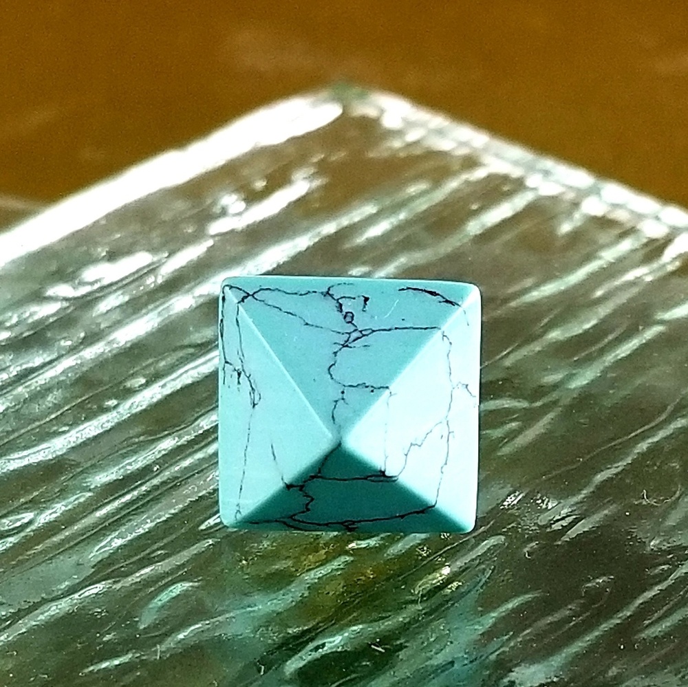 Turquoise Howlite Tie Pin
